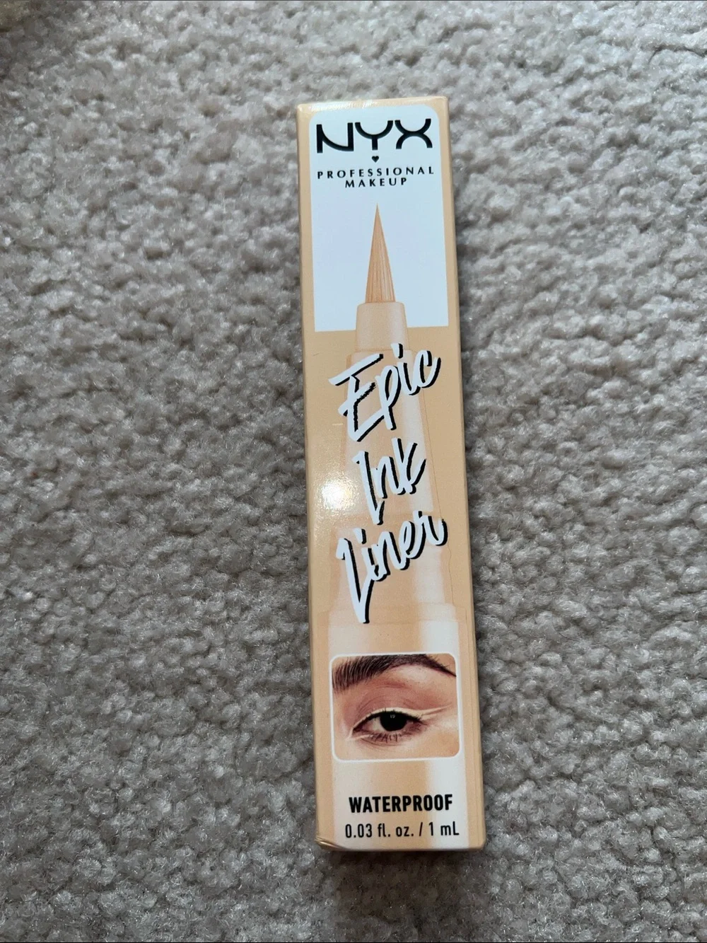 NIB Epic Ink Waterproof Liquid Eyeliner- Marshmallow